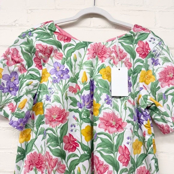 NWT Prosperina Wentworth Reversible Floral Garden Party Dress - Picture 3 of 5
